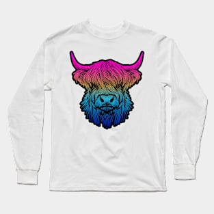 No Bad Hair Day Cow Long Sleeve T-Shirt